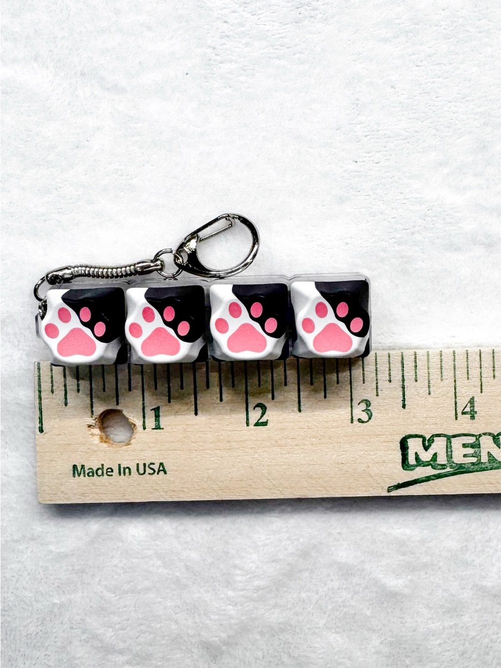 Cat Paw Fidget Clicker Keychain – Pocket Sensory Toy New